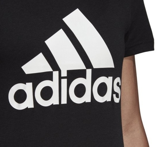 Womens Adidas slim fit basic logo t shirt - Picture 3 of 3